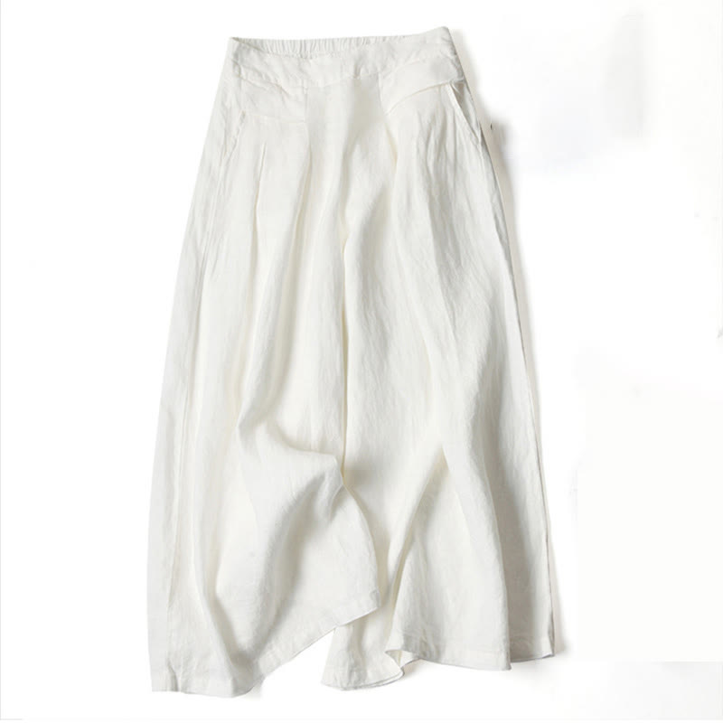 Tessa – High Waisted Wide Leg Culotte Pants