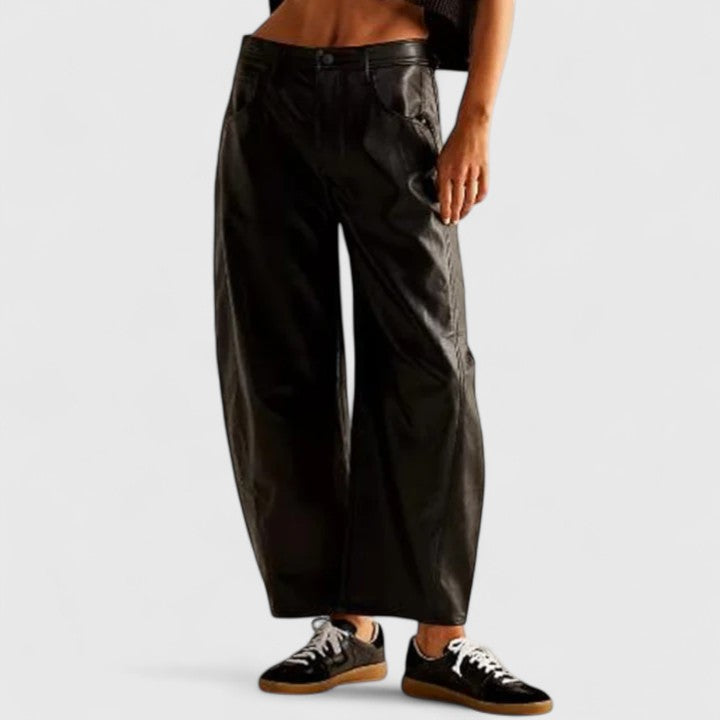 June – Denim Barrel Leg Jeans