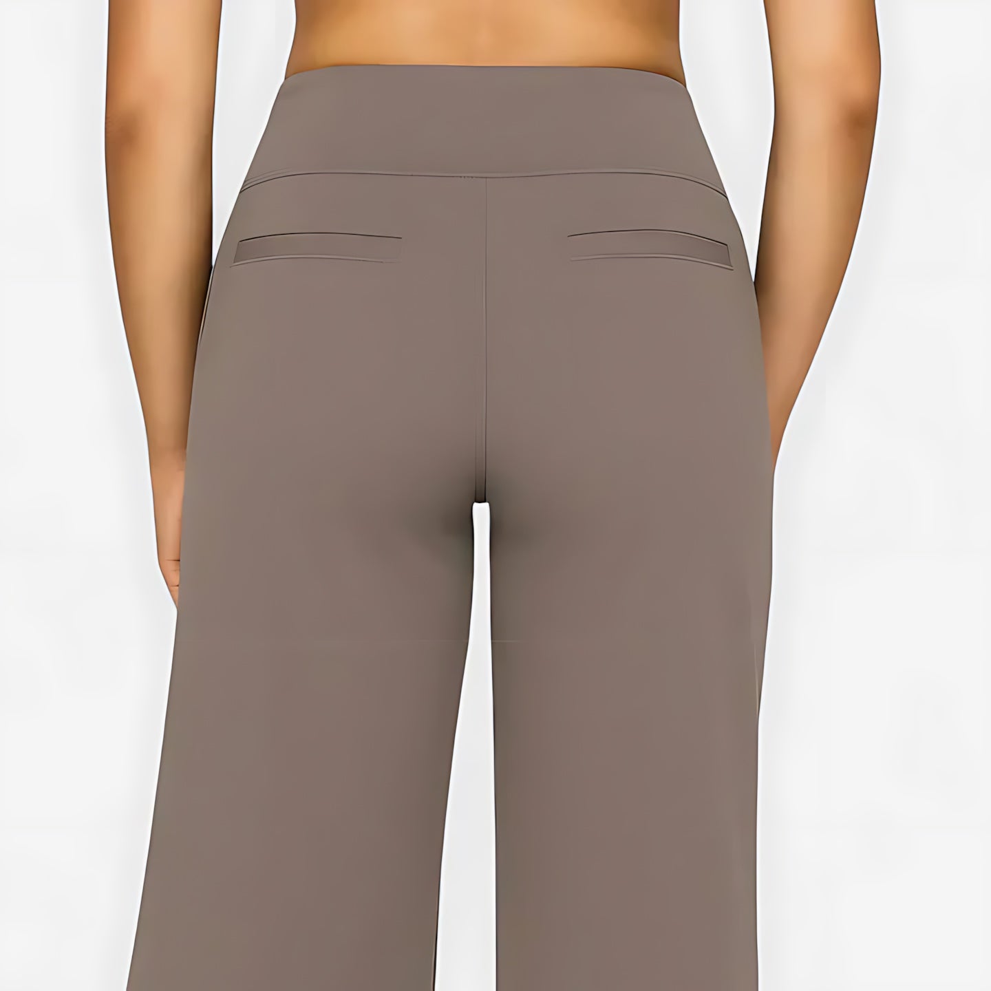 Evangeline – Crossover Waist Wide Leg Lounge Pants