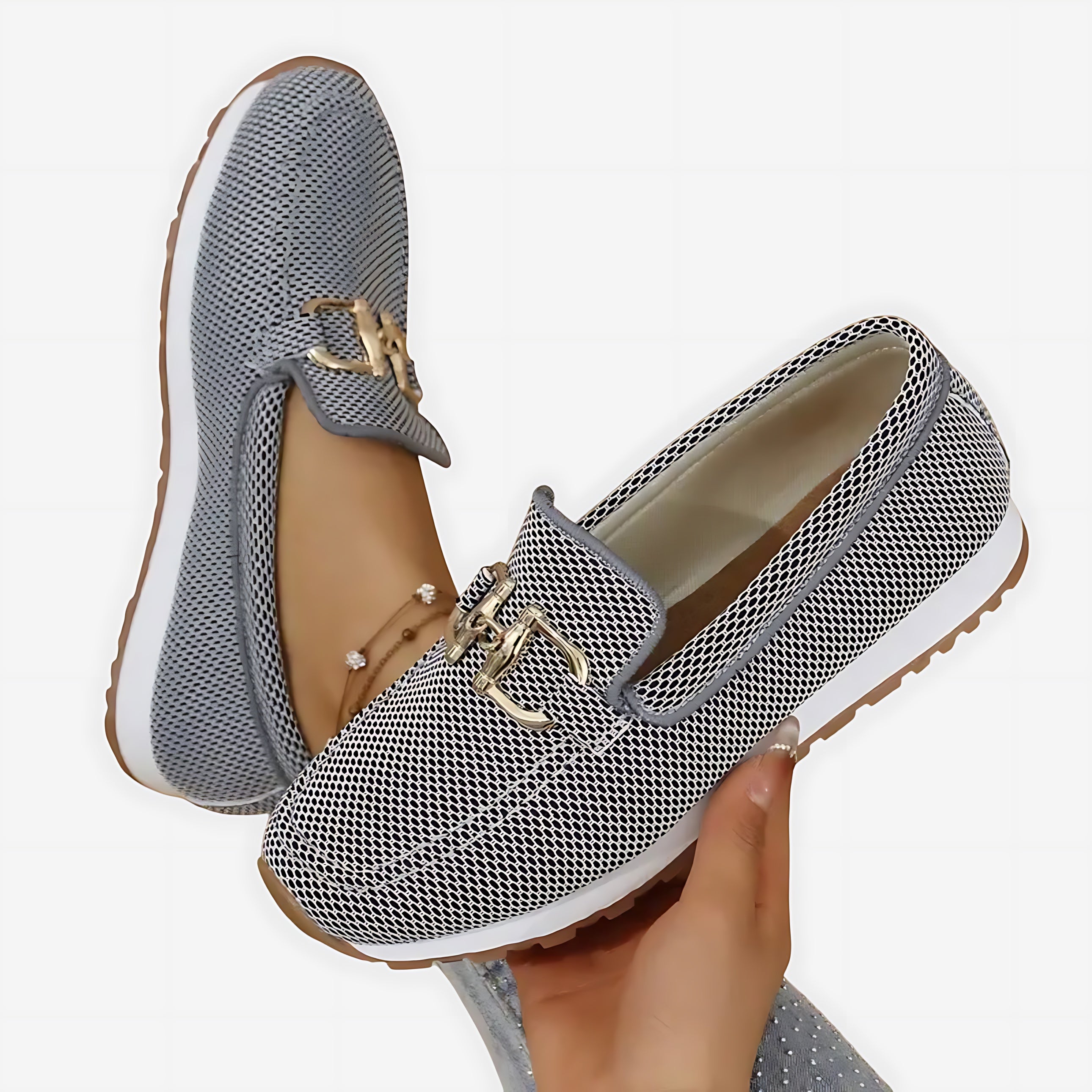 Hannah – Suede Horsebit Platform Loafers