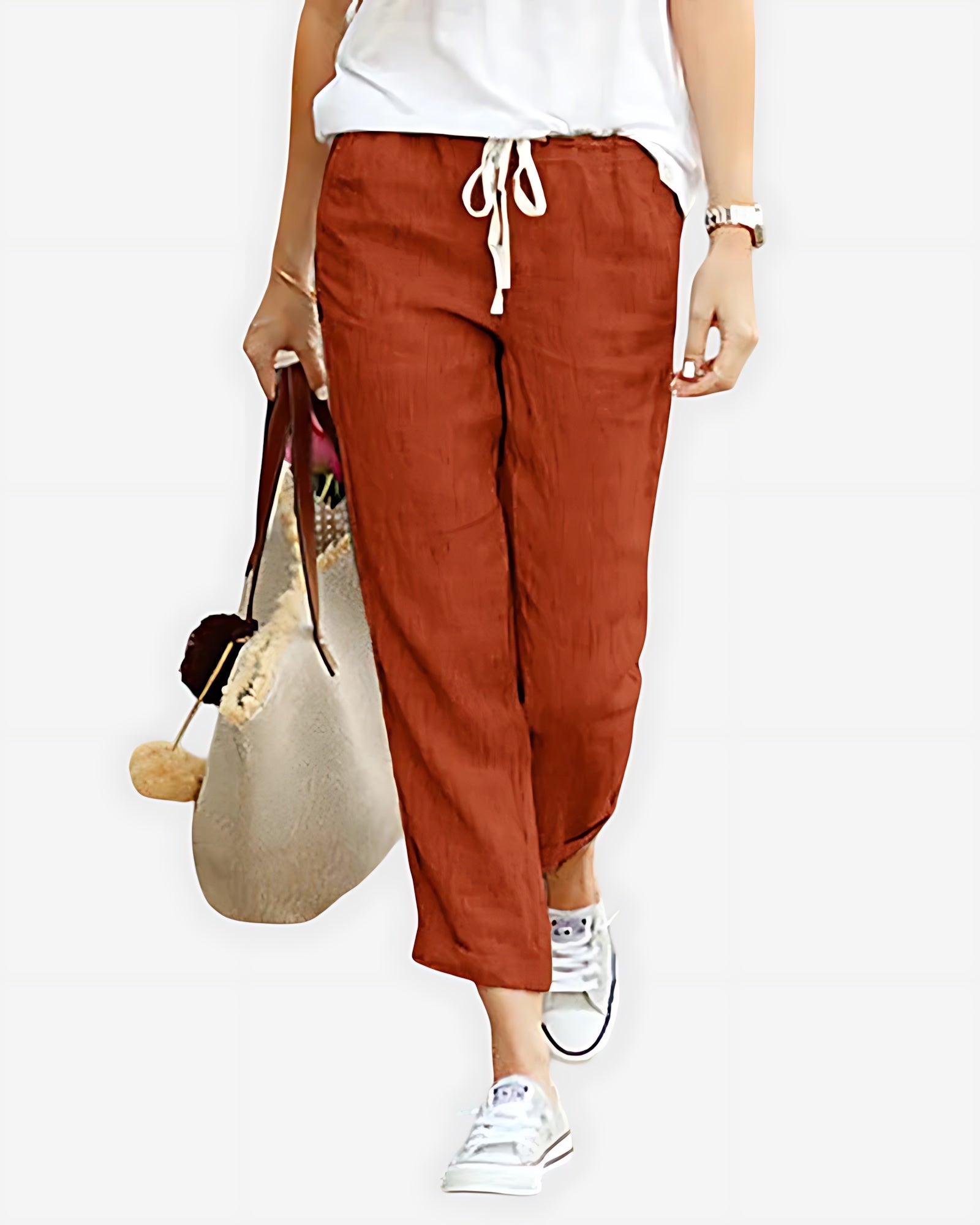 Lilah – Cropped Straight Leg Summer Pants
