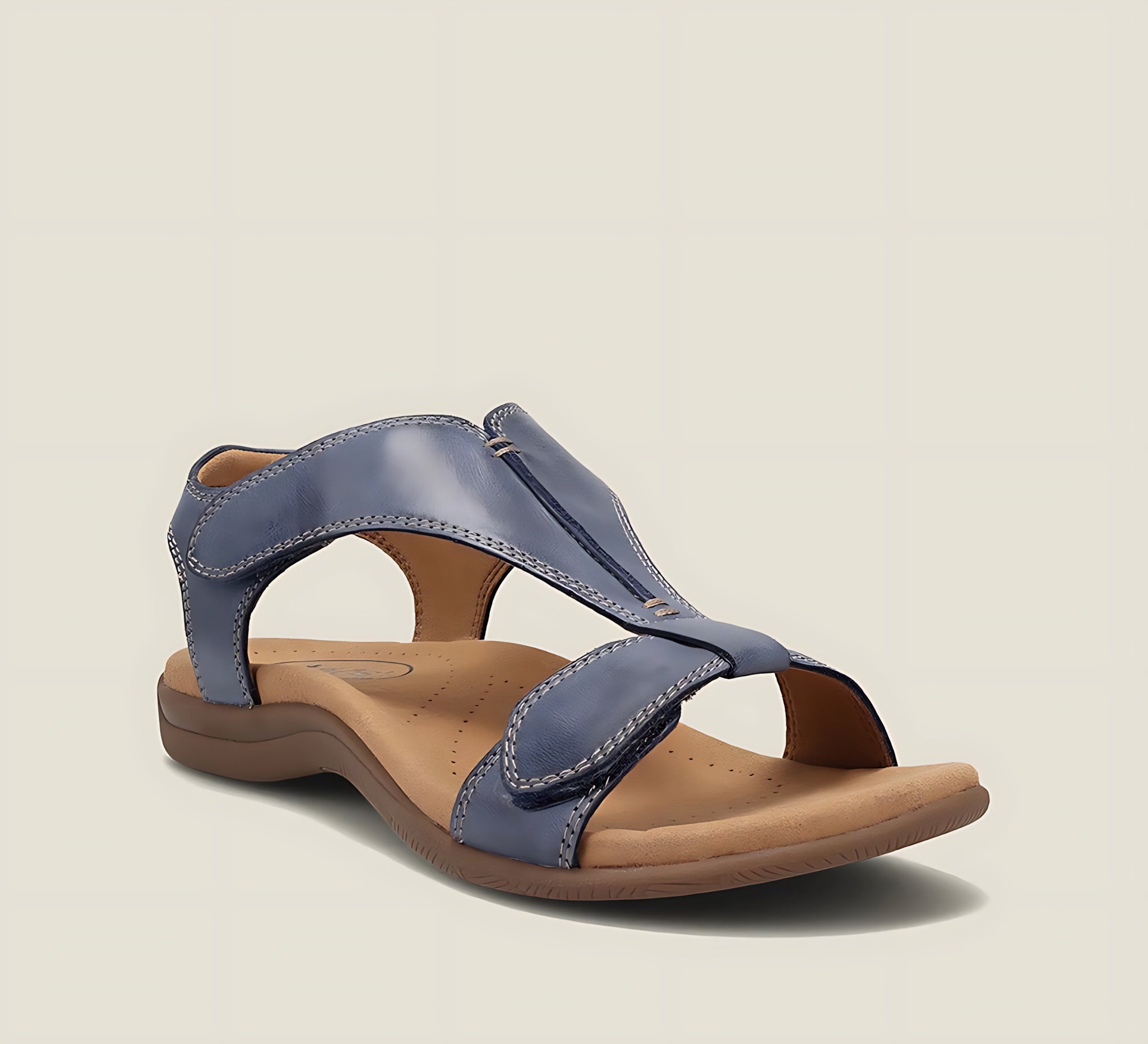 Mabel – Toe Loop Flat Slide Sandals