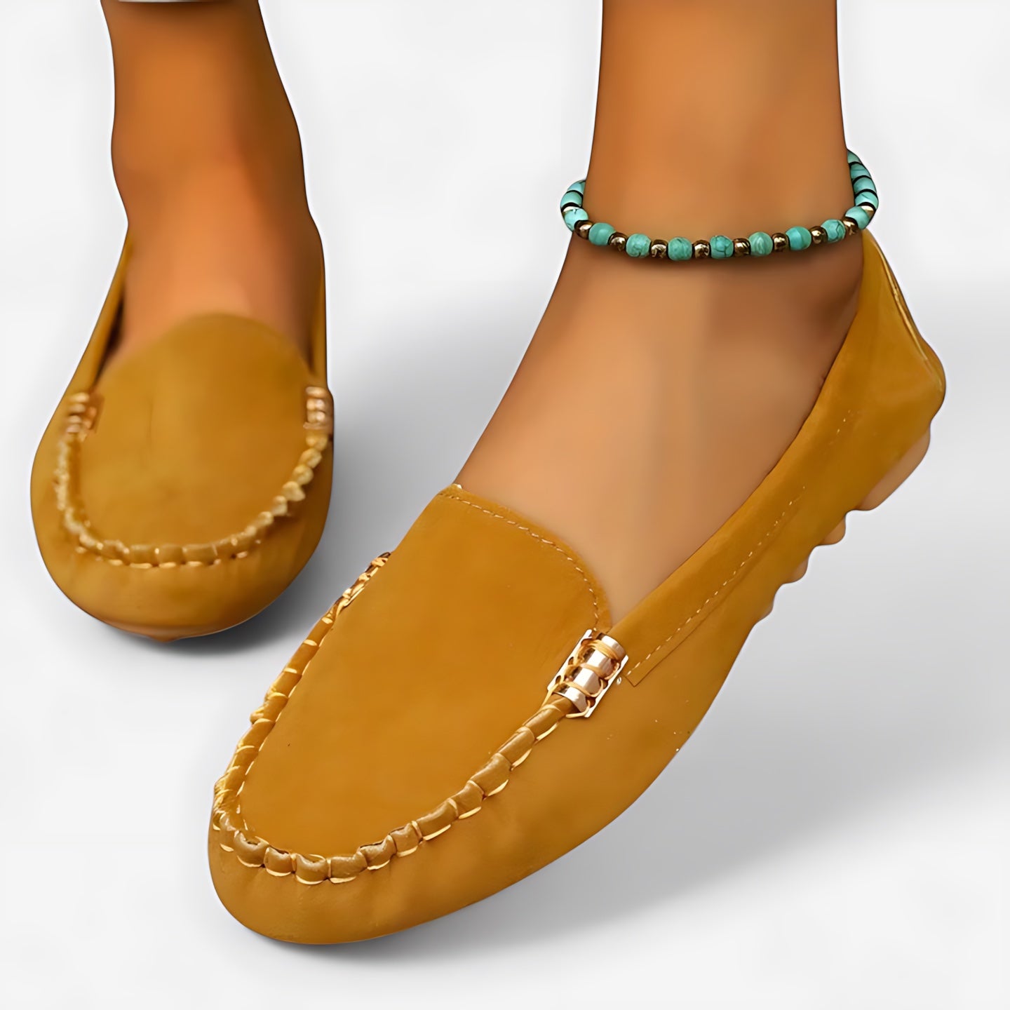 Reagen – Suede Moc Toe Driving Loafers