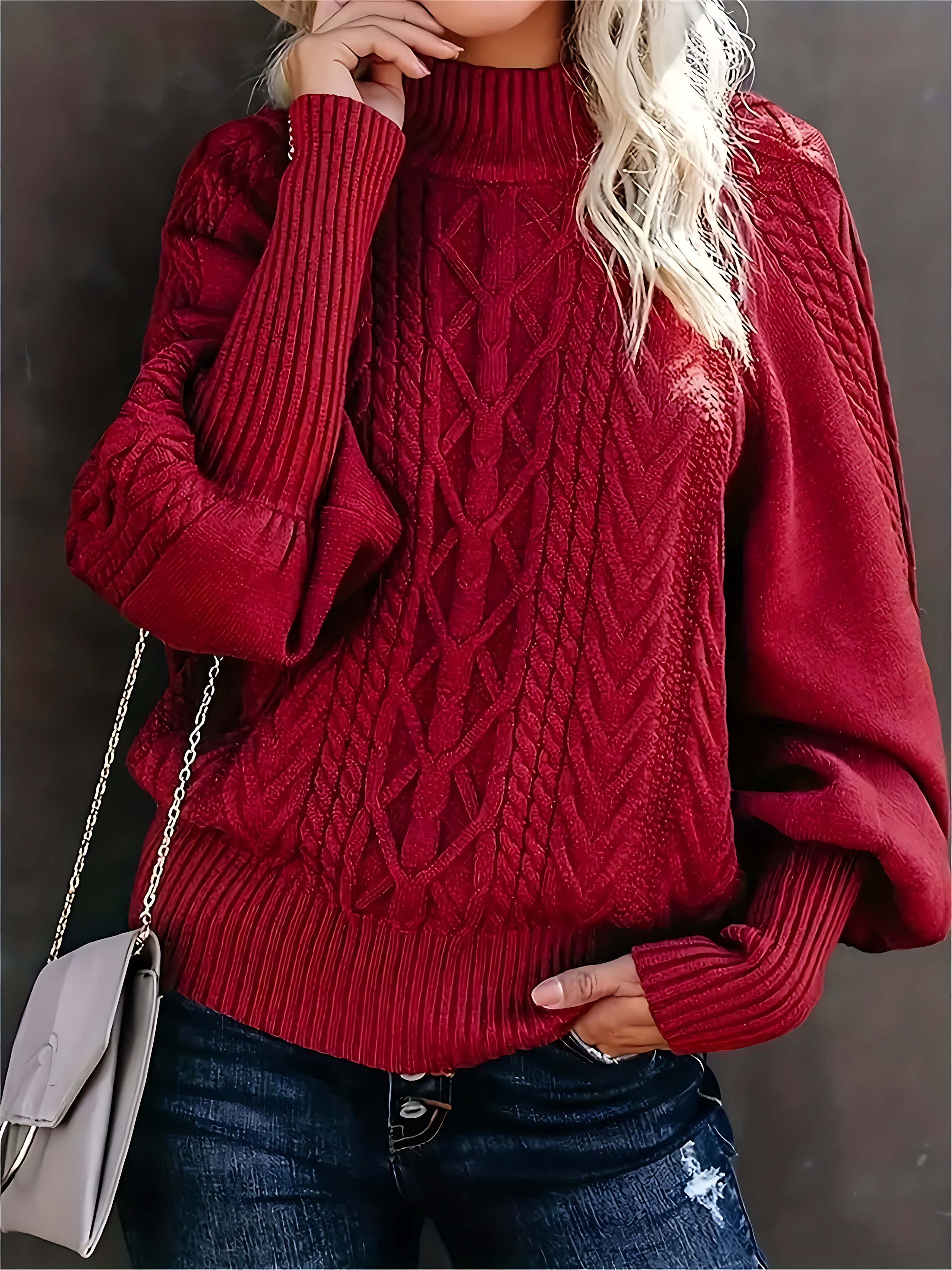 Camila – Chunky Cable Knit Sweater