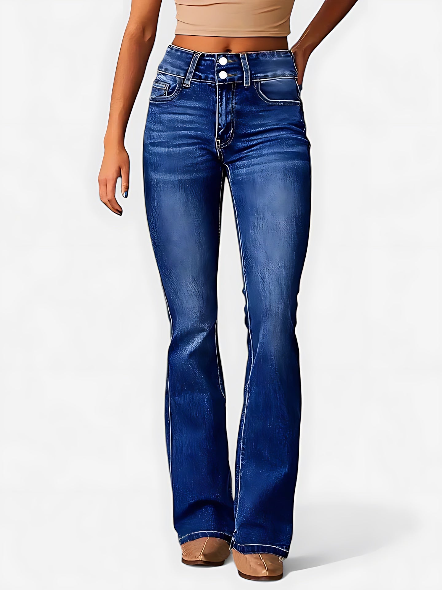 Freya – High Waist Bootcut Jeans