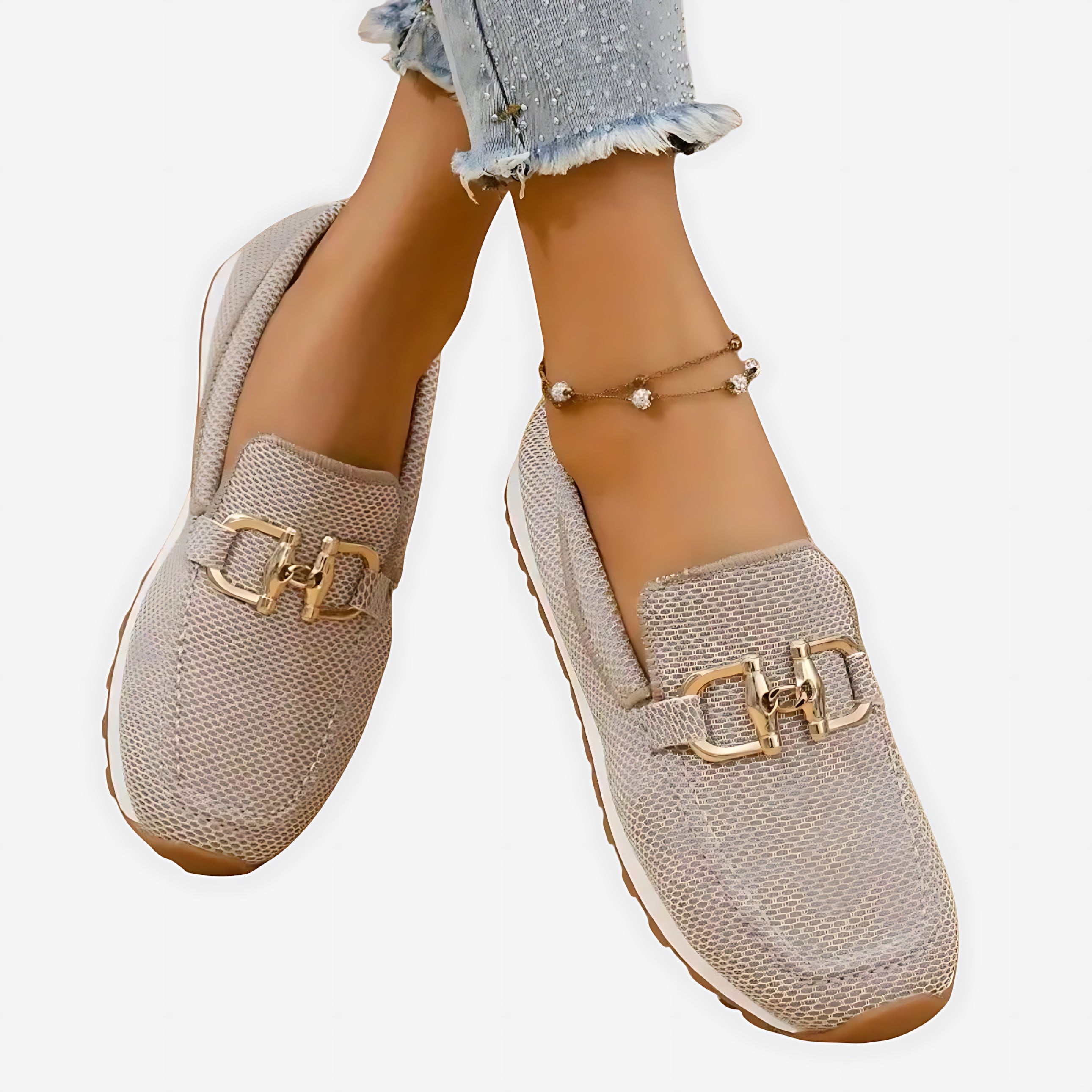 Hannah – Suede Horsebit Platform Loafers