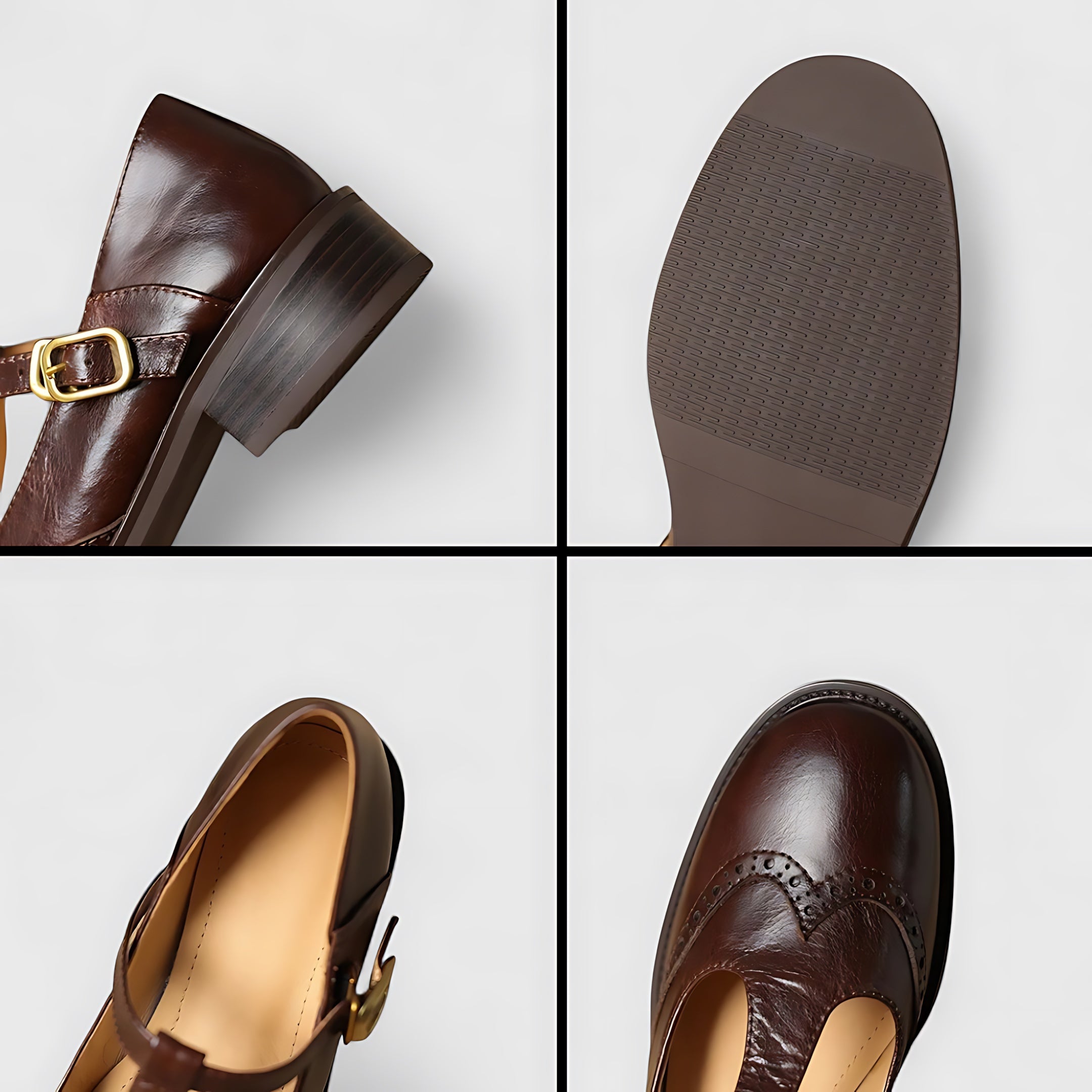 Norah – Square Toe Mary Jane Flats