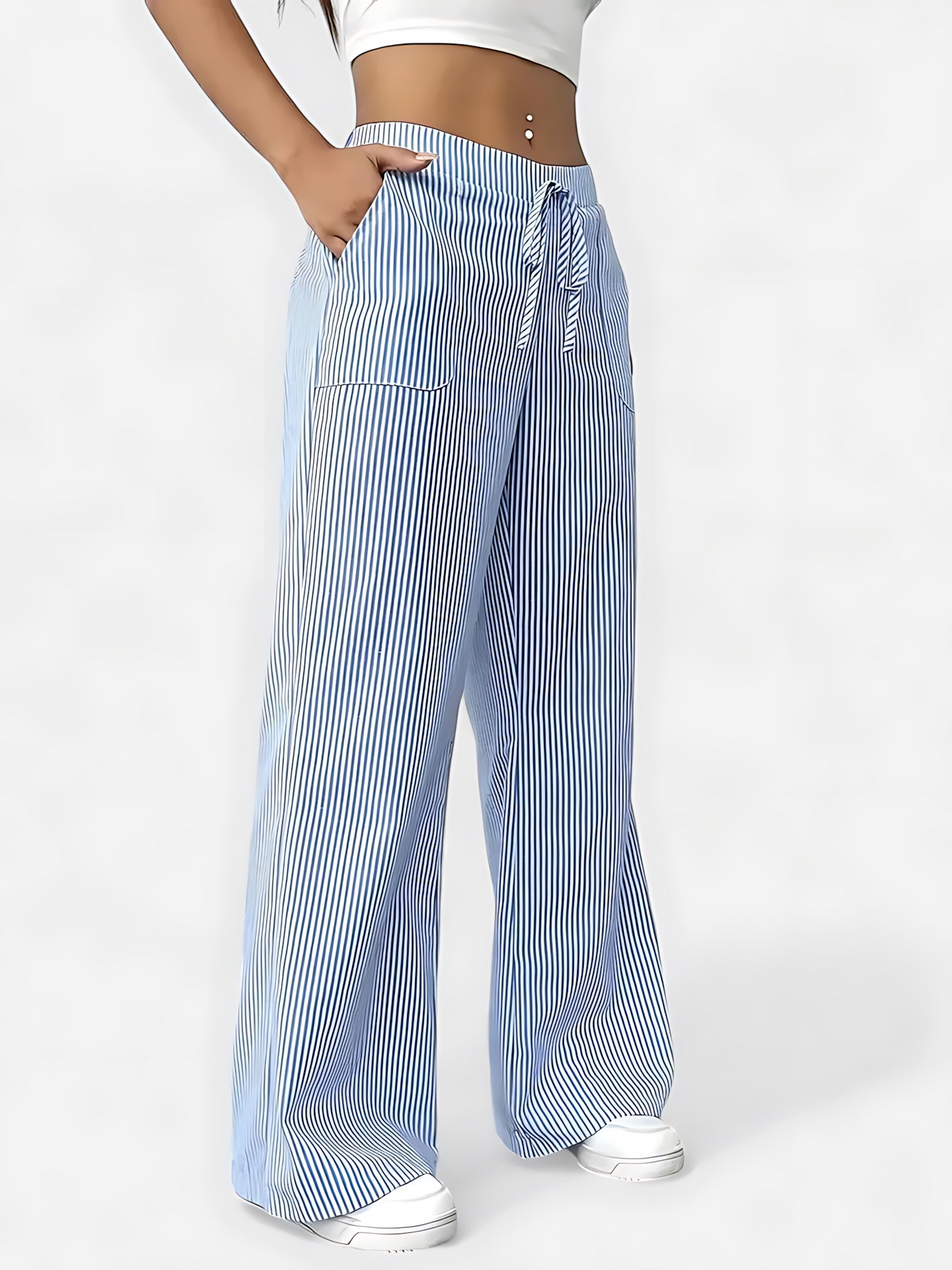 Rylee – Denim Wide Leg Pants