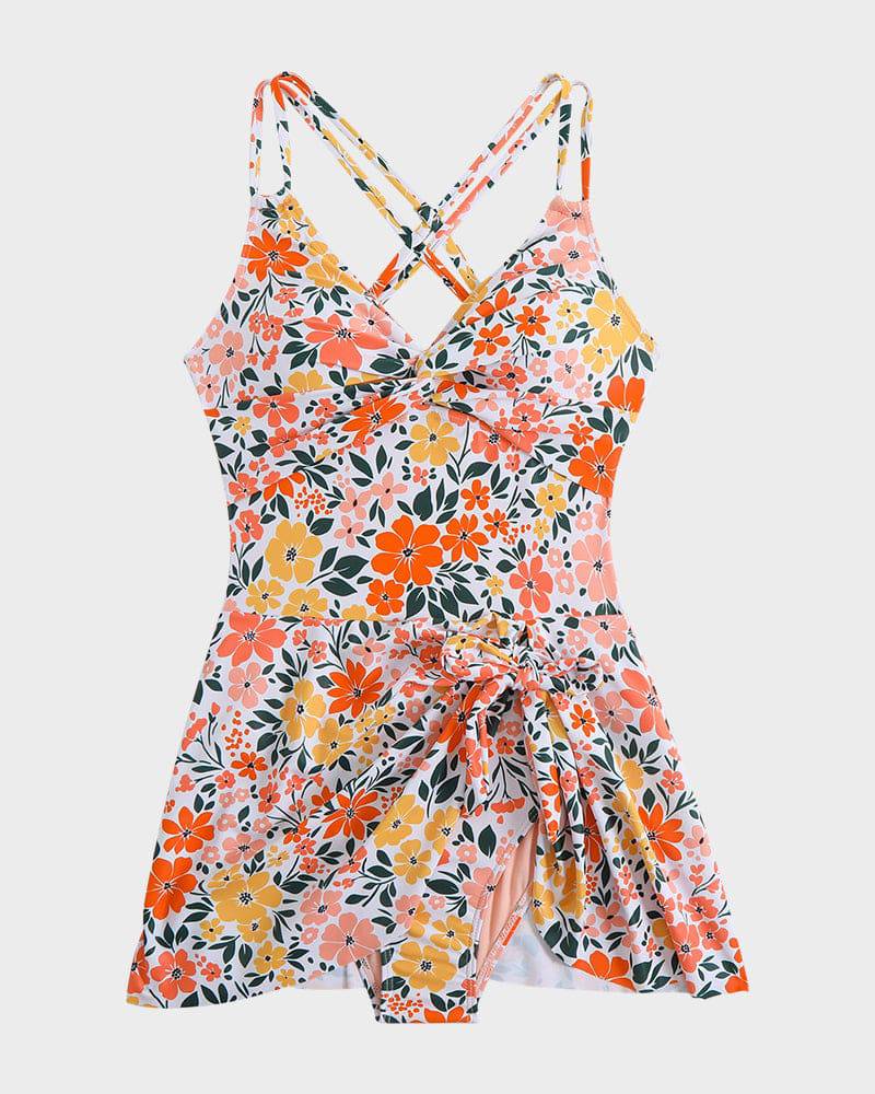 Serenity – V Neck Wrap Swimdress