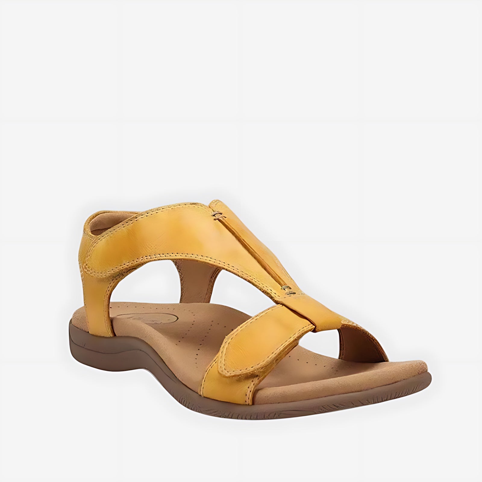 Willow – Cutout T-Strap Flat Sandals