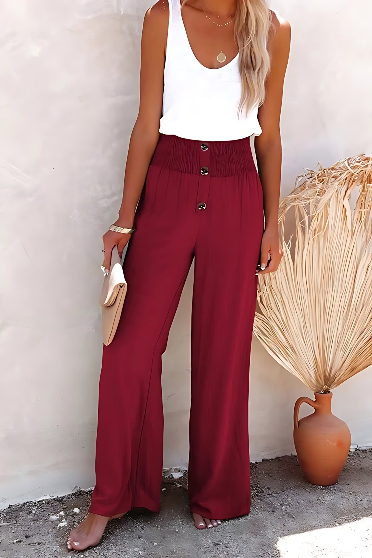 Wren – High Waist Wide Leg Pants